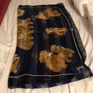 Silk feel square scarve